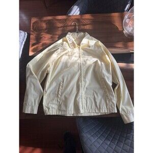 Richman Brothers Yellow XL Windbreaker Jacket Men's Lightweight Zip Vintage